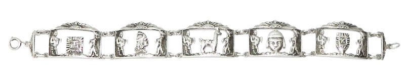 Peruvian sterling silver bracelet