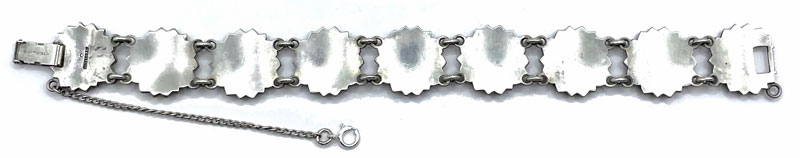 1930s sterling and marcasite bracelet