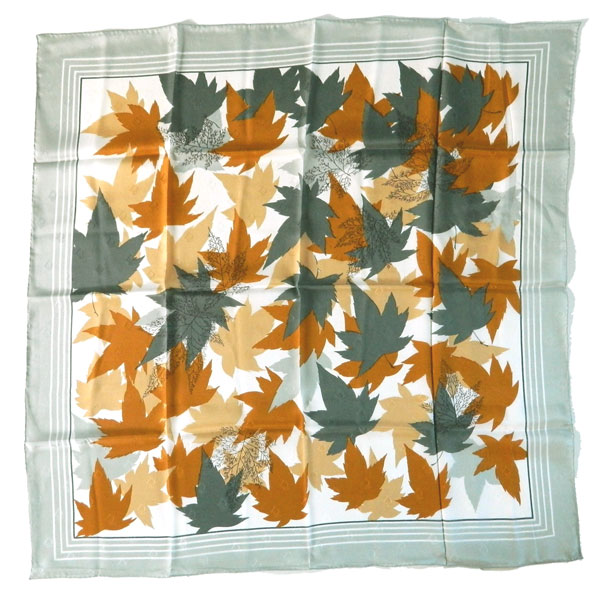 Dior leaf print scarf