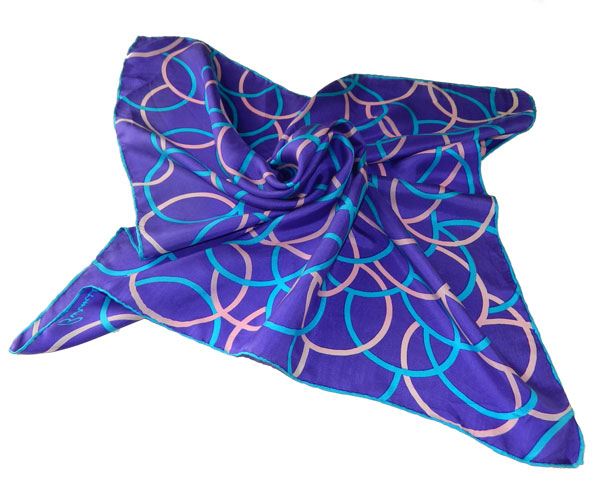 Vintage Burmel silk scarf