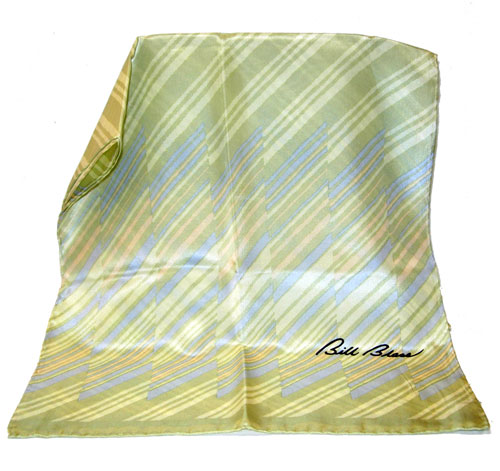 vintage silk Bill Blass designer scarf