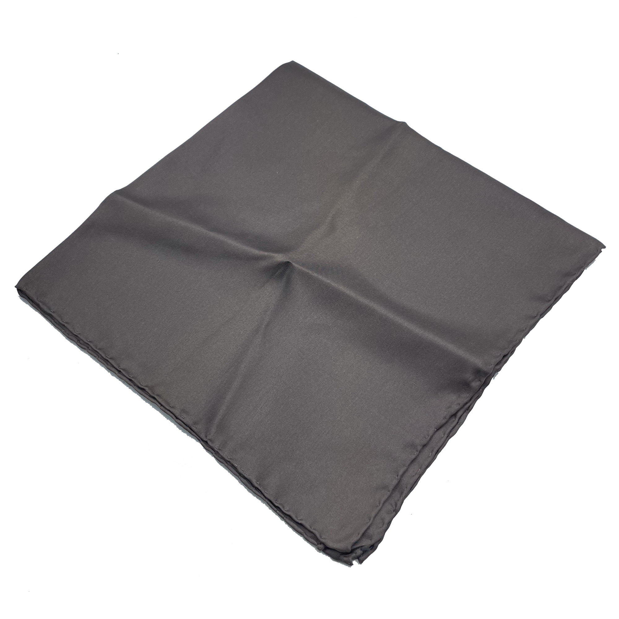 brown silk pocket square scarf