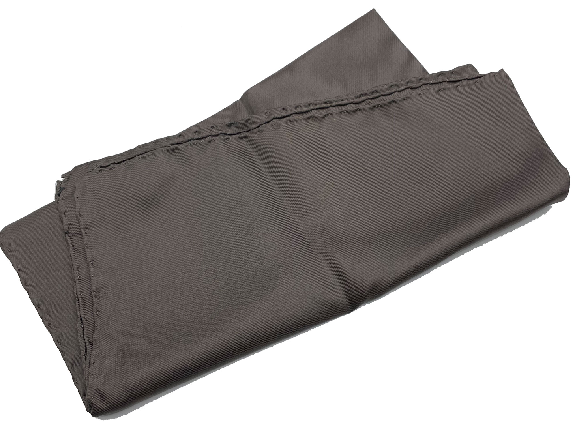 brown silk pocket square scarf