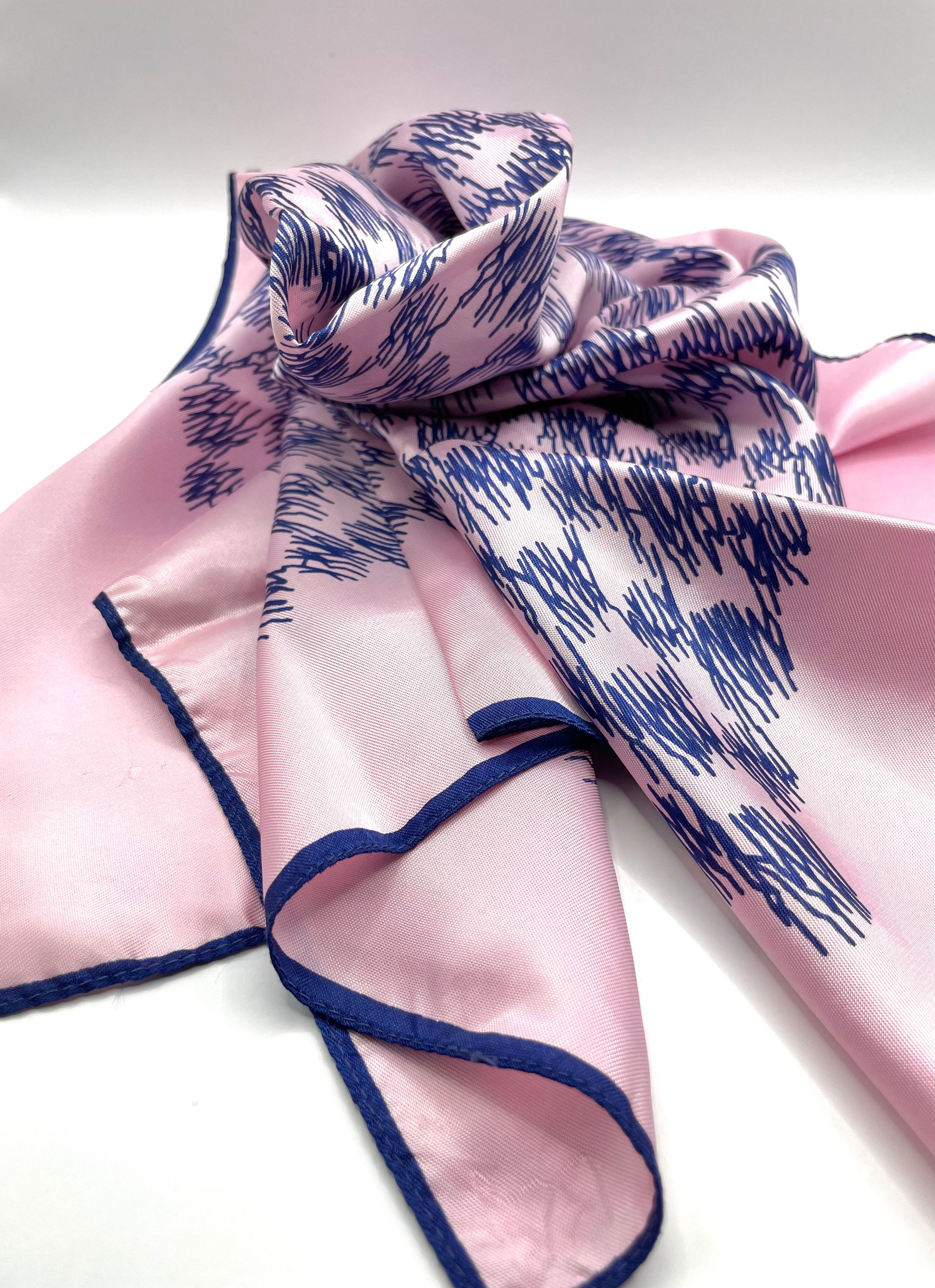 vintage pink scarf
