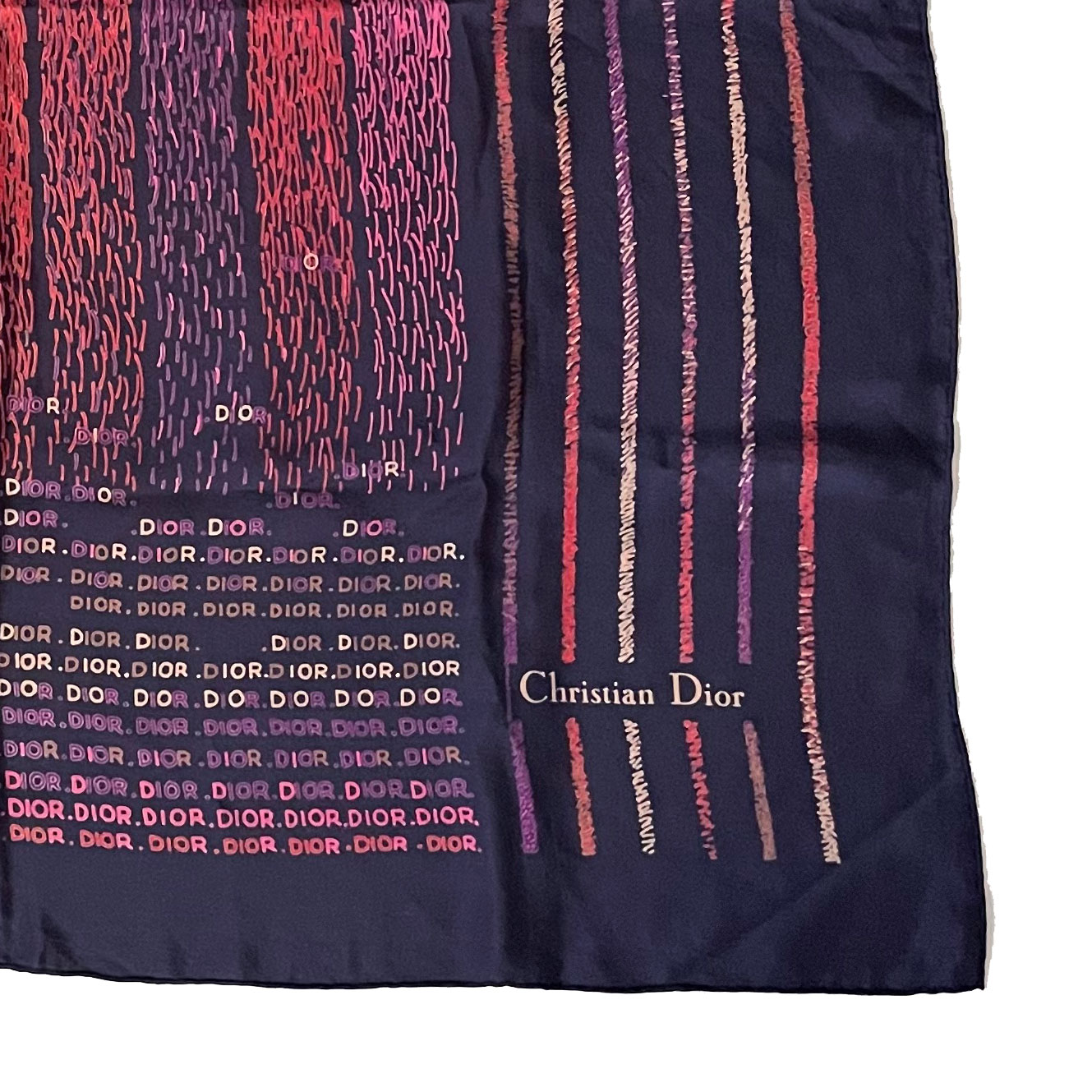 vintage Christian Dior silk scarf