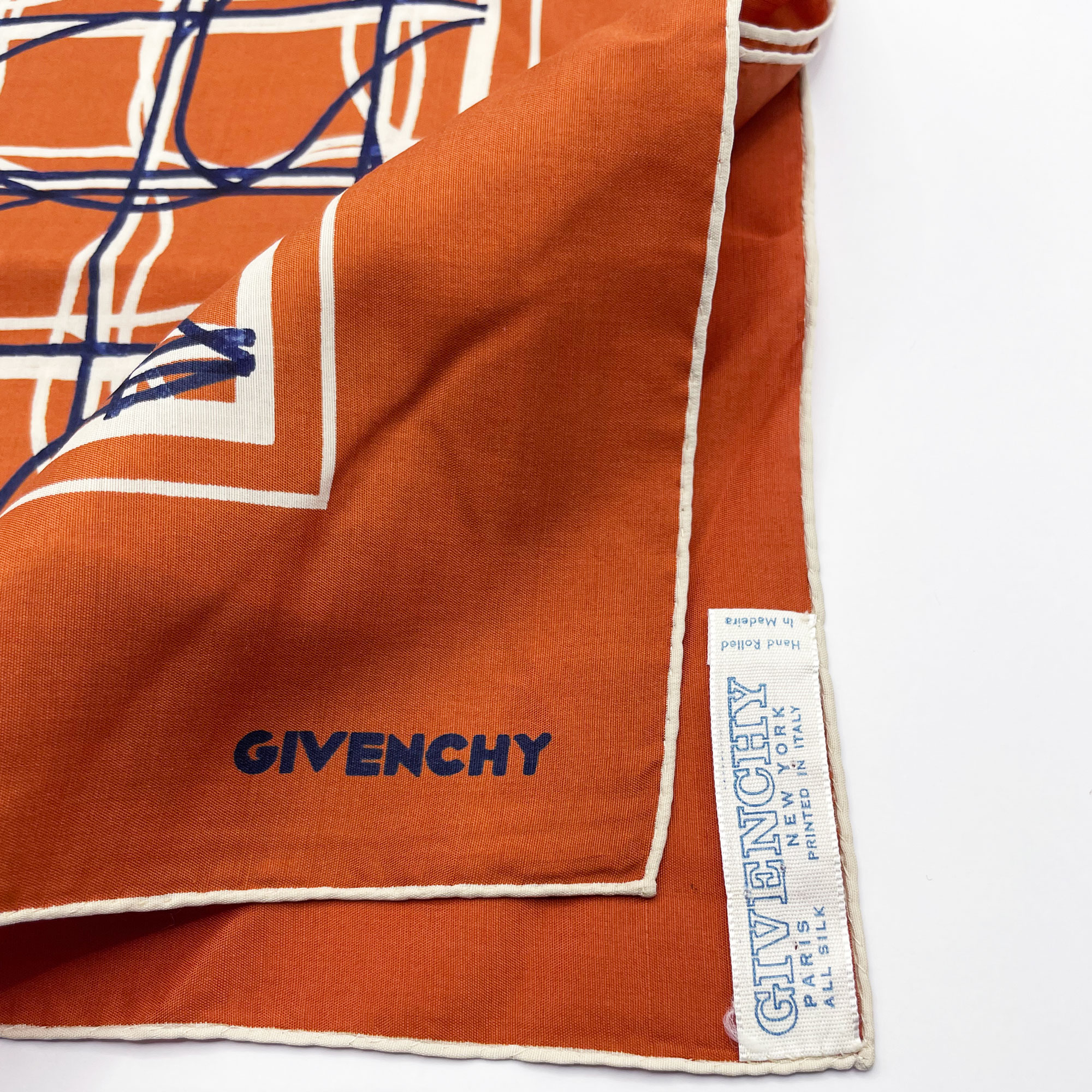 Vintage Givenchy silk scarf