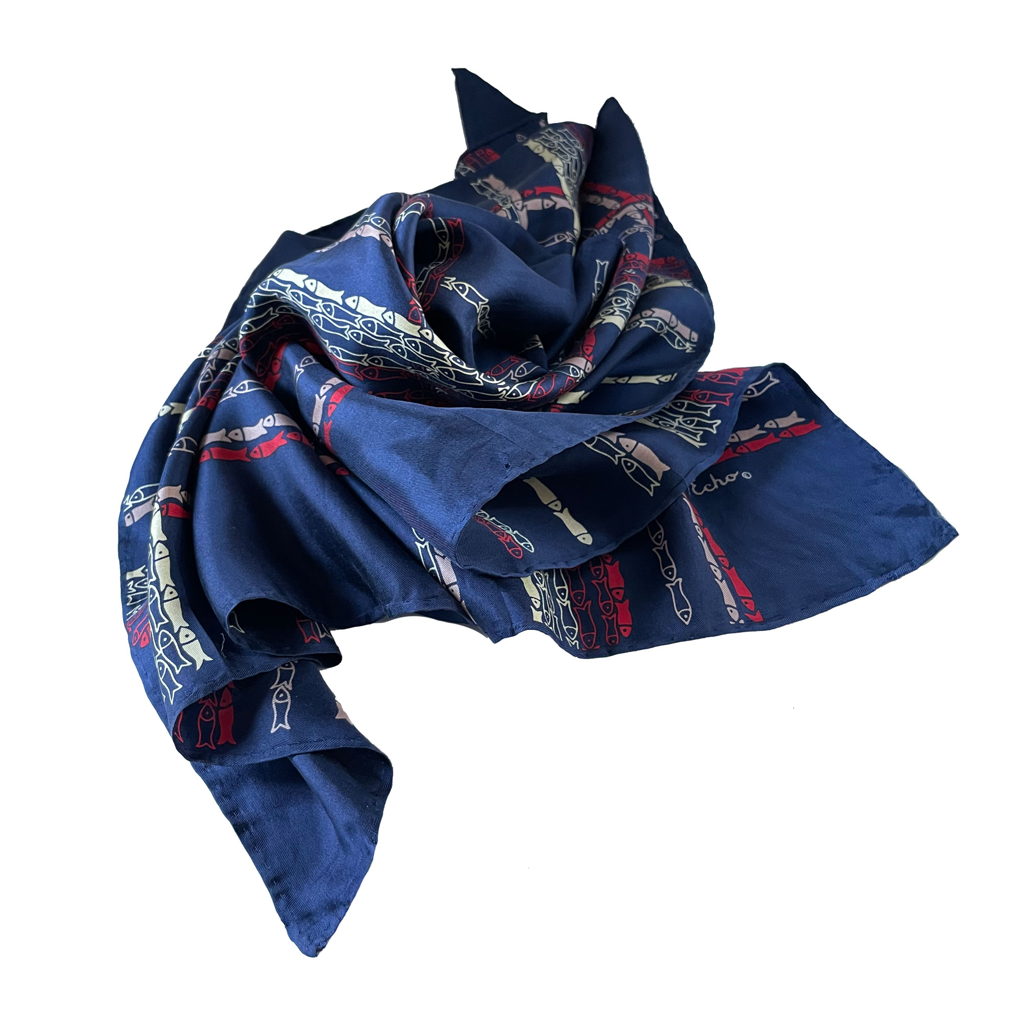 Vintage Echo silk scarf