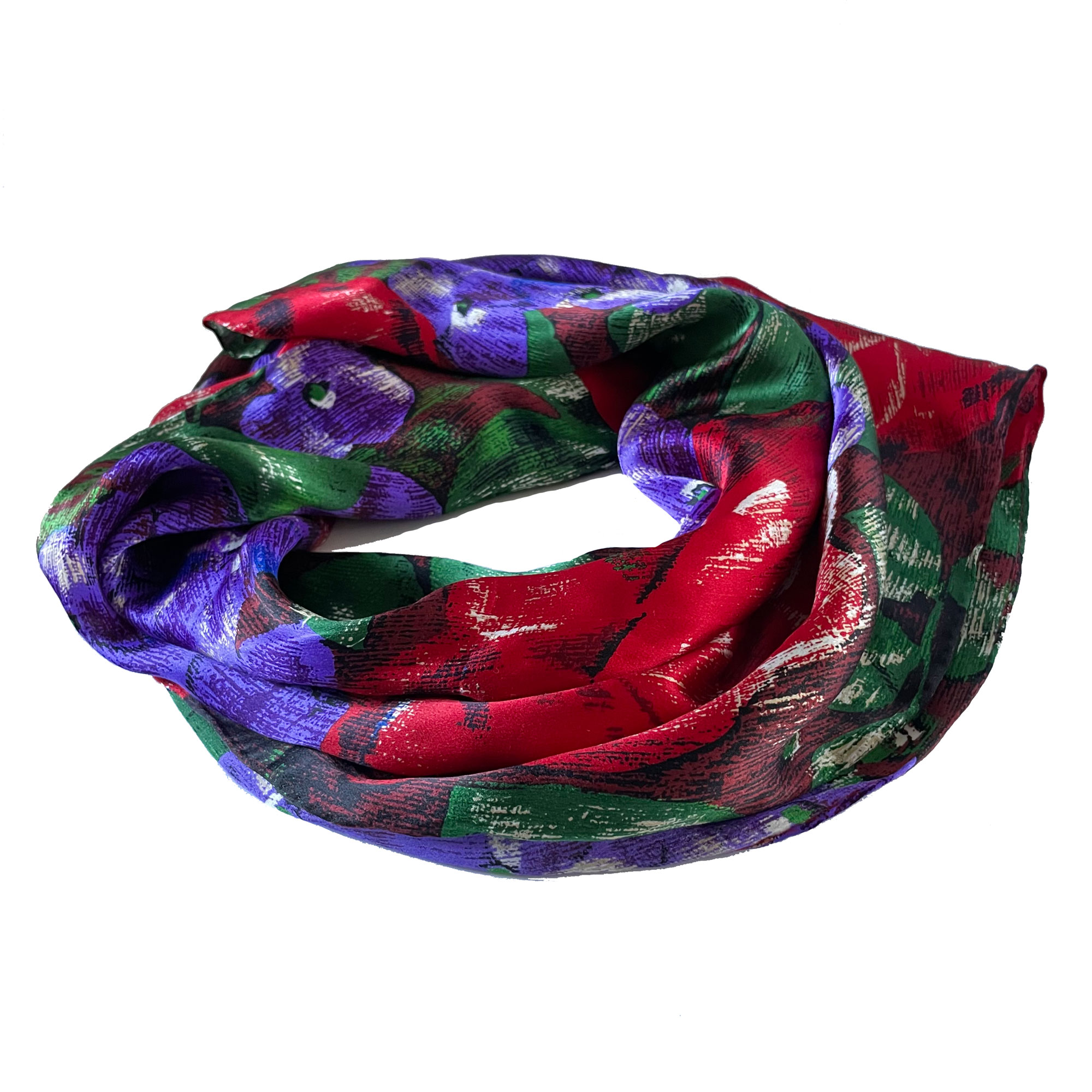 Vintage Echo silk scarf