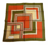 Vintage silk Countess Mara designer scarf