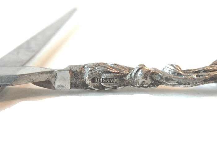 S Kirk and Son silver scissors