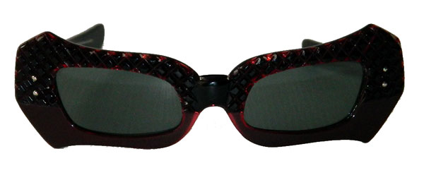 1960's red sunglasses