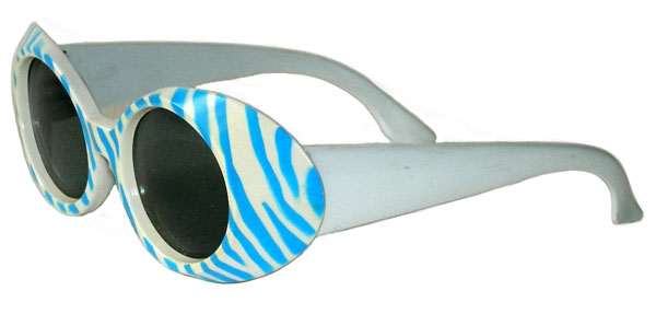 1960's zebra stripe sunglasses