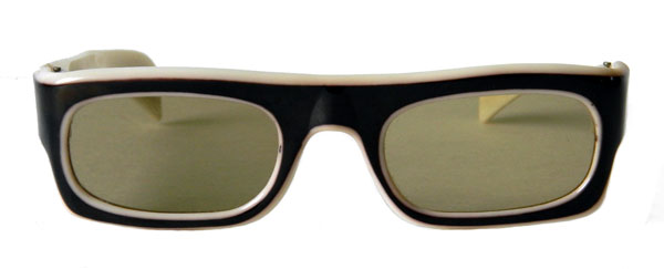 Black and white 1960's mod sunglasses