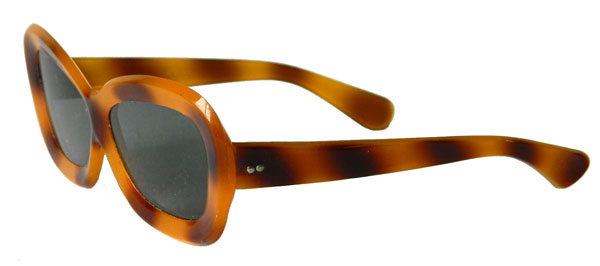 Orange 1960's mod sunglasses