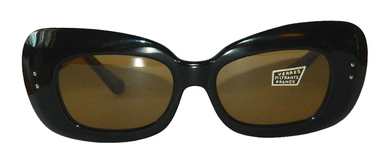 Black 1960's mod sunglasses