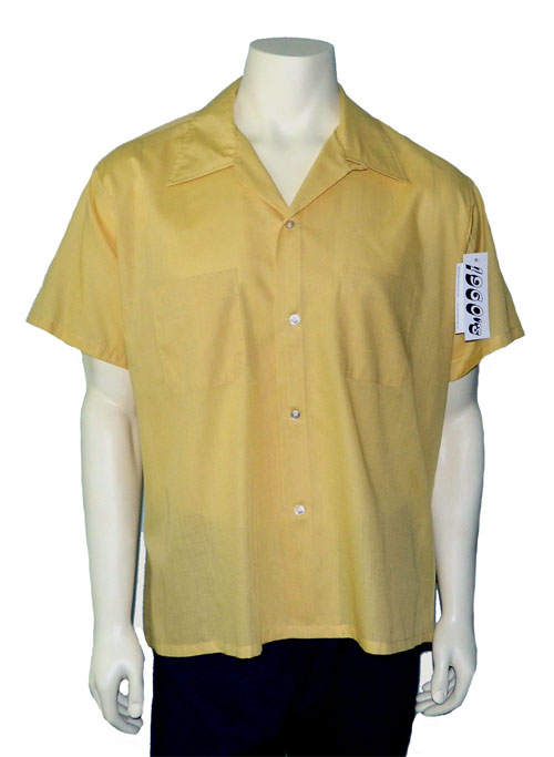 1960's yellow Towncraft short sleeve shirt