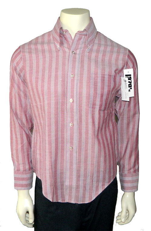 Red striped long sleeve shirt