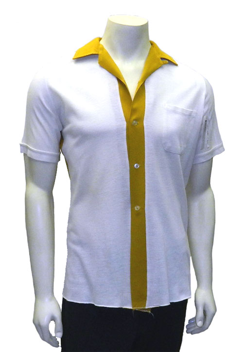 vintage embroidered Nat Nast rayon bowling shirt