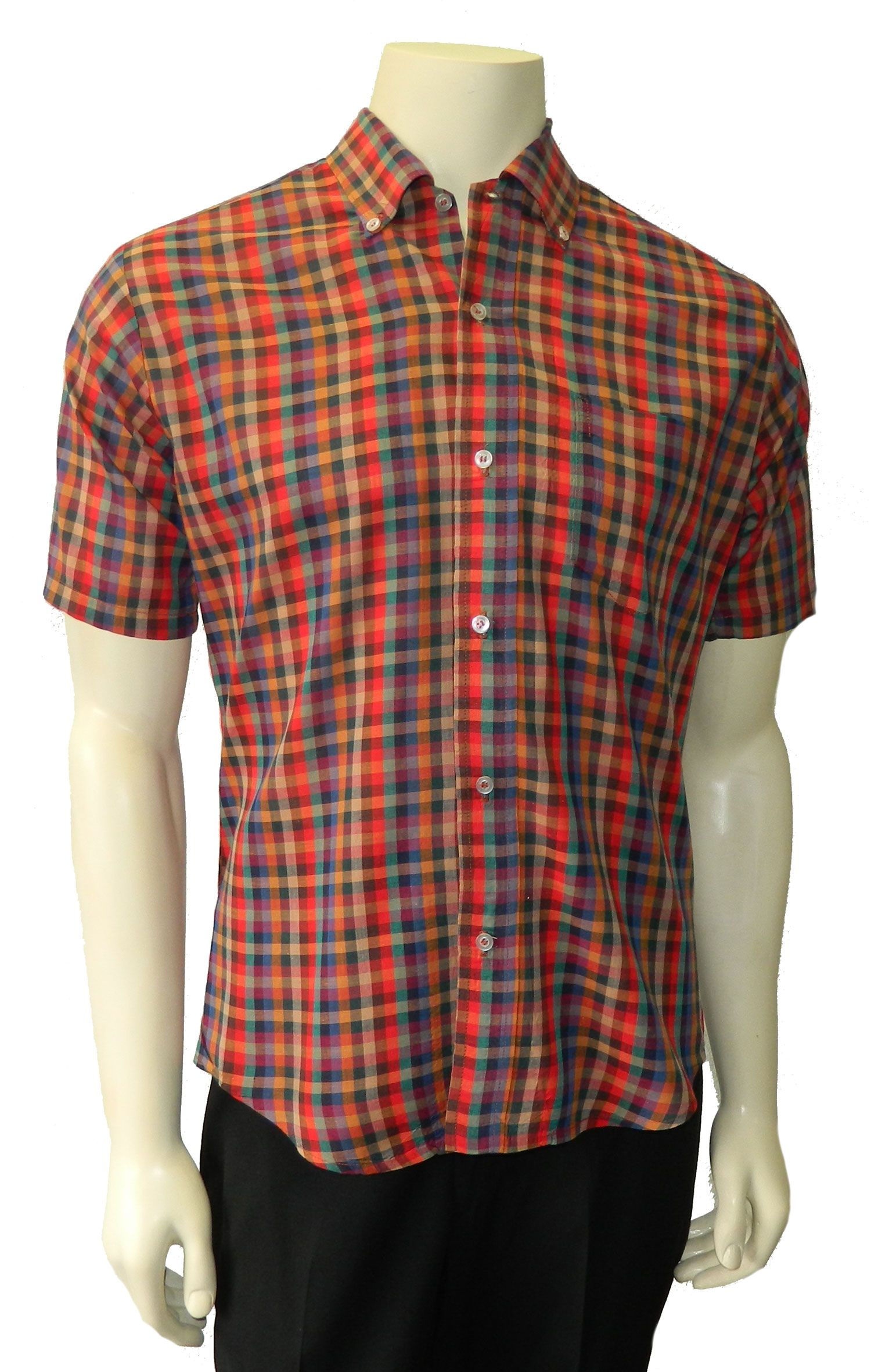 1960's plaid shirt