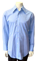 1970s blue dress shirt
