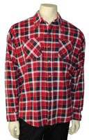 vintage red flannel shirt