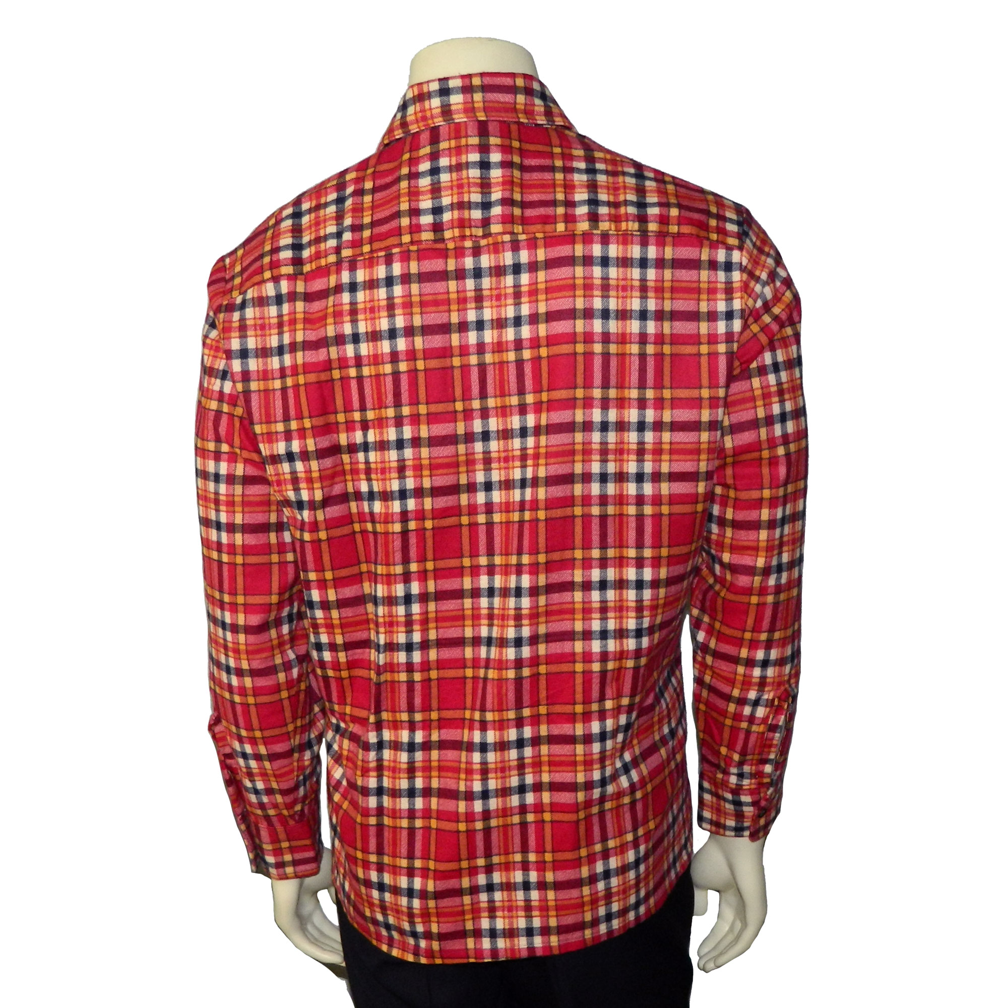 1970s red flannel shirt
