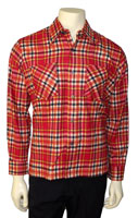 Vintage red flannel shirt