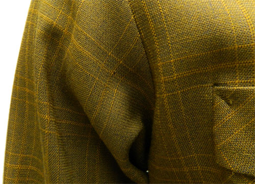 1950's rayon box plaid shirt