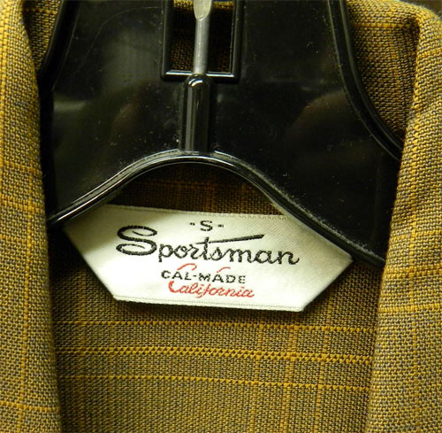 1950's rayon box plaid shirt