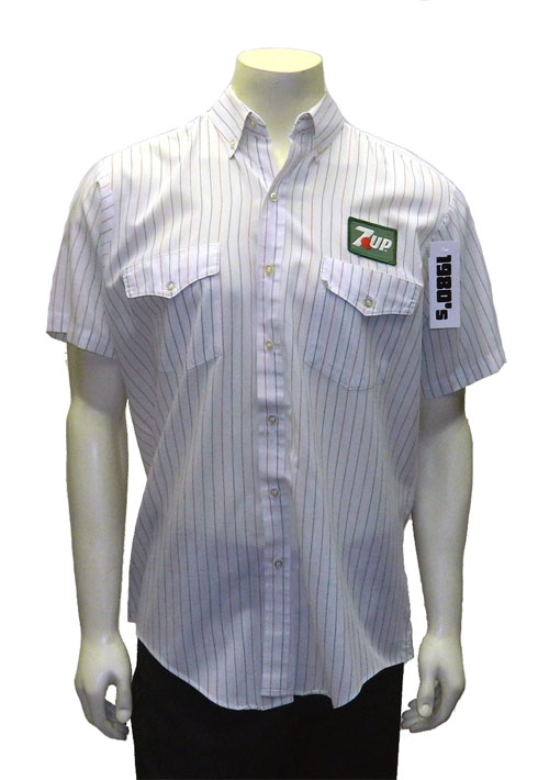 1980's 7 Up delivery driver shirt