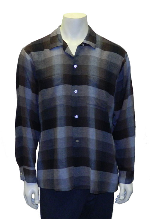 vintage rayon flannel shirt