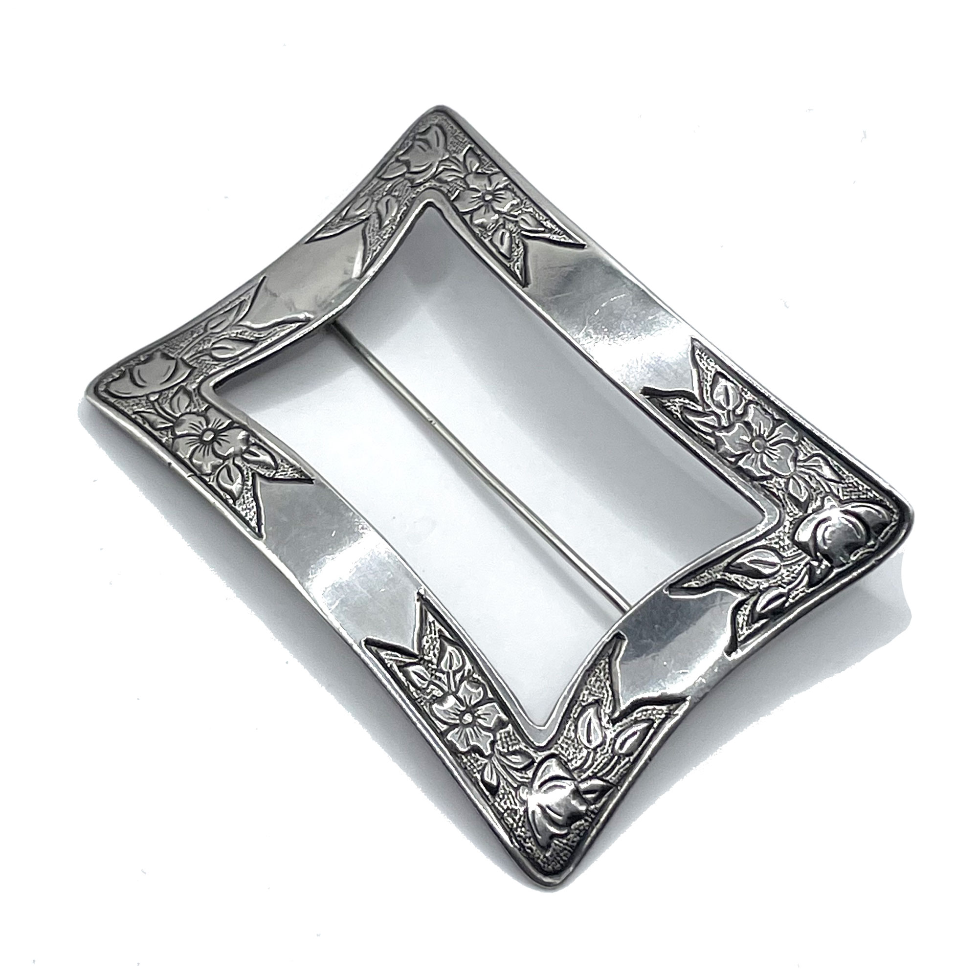 antique sterling silver brooch