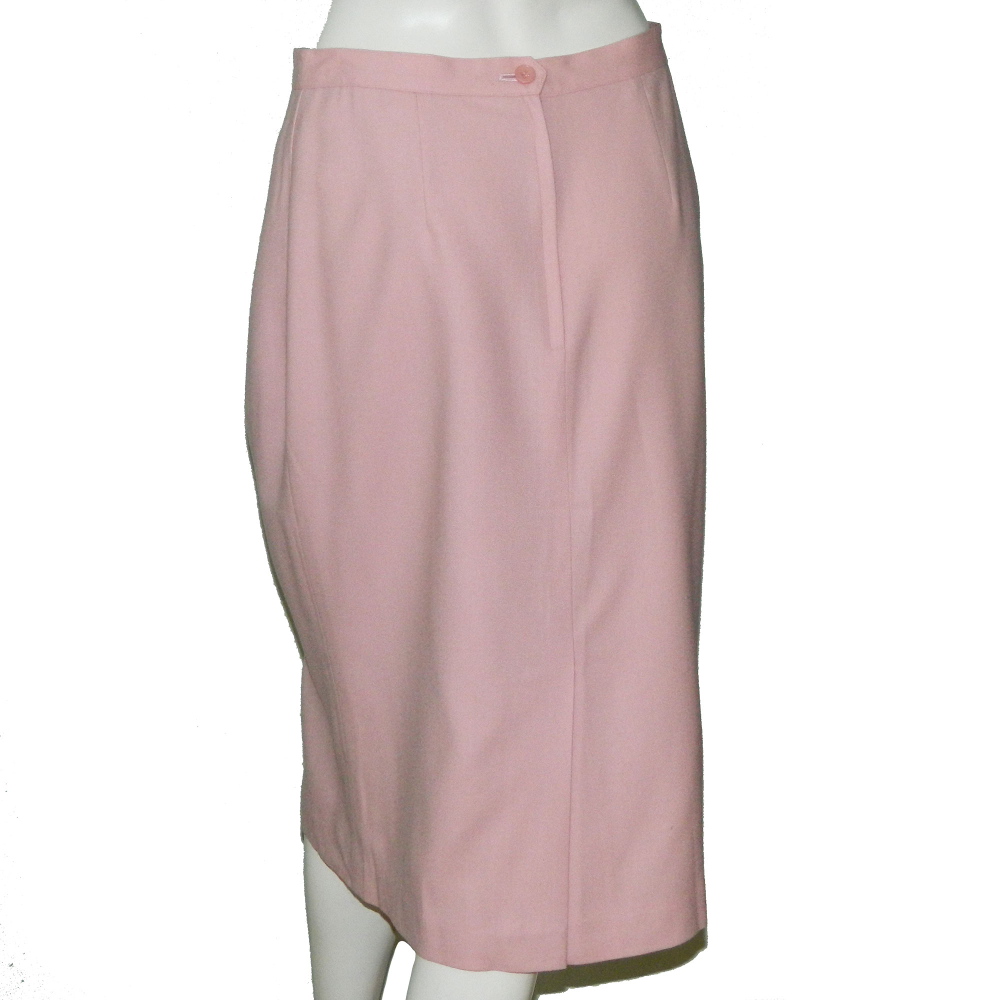 1980s Nolan Miller pink skirt
