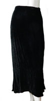 1930's black velvet skirt