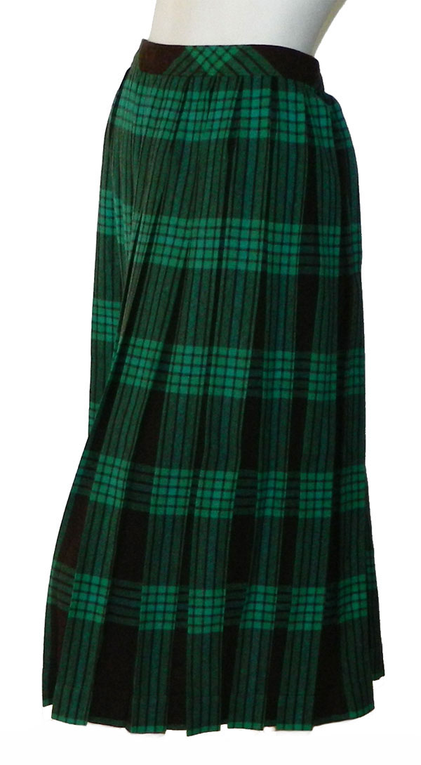 1950's reversible wool skirt