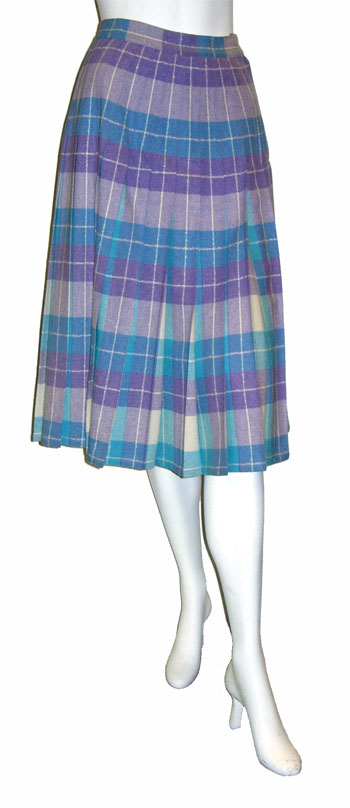 1950's reversible wool skirt