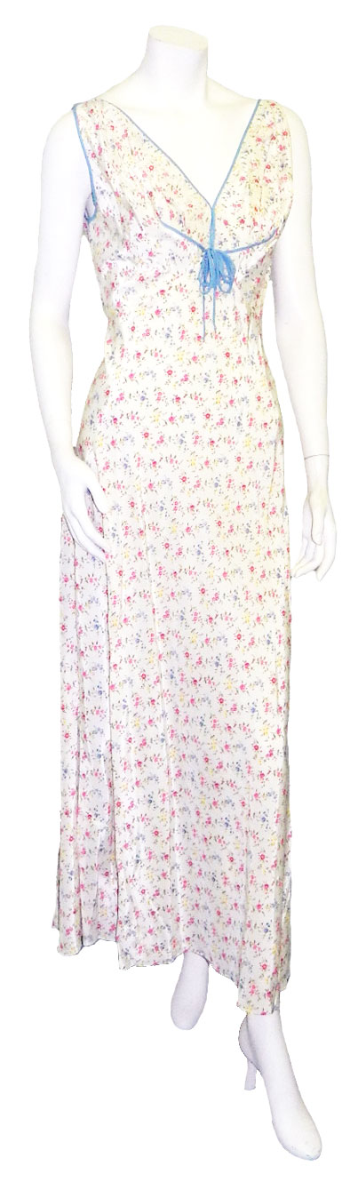 1940's floral nightgown