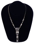Sterling crystal necklace