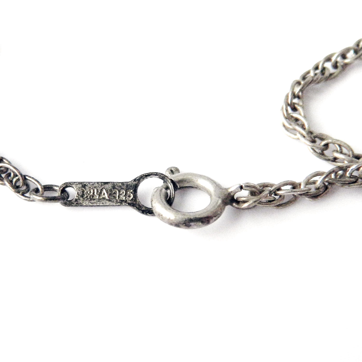 Sterling silver dream catcher pendant necklace