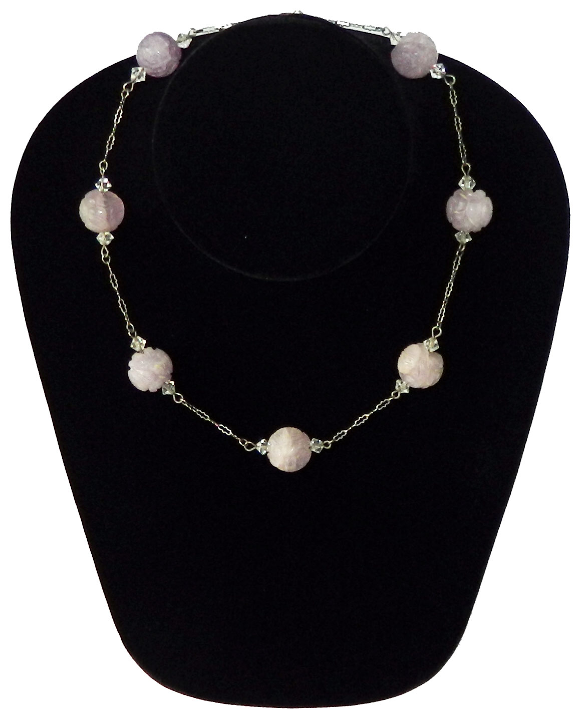 Sterling silver amethyst necklace