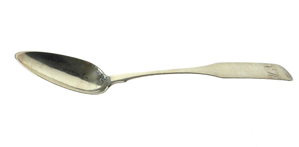 antique coin silver spoon