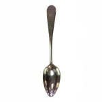 Antique Gallard coin silver serving spoon