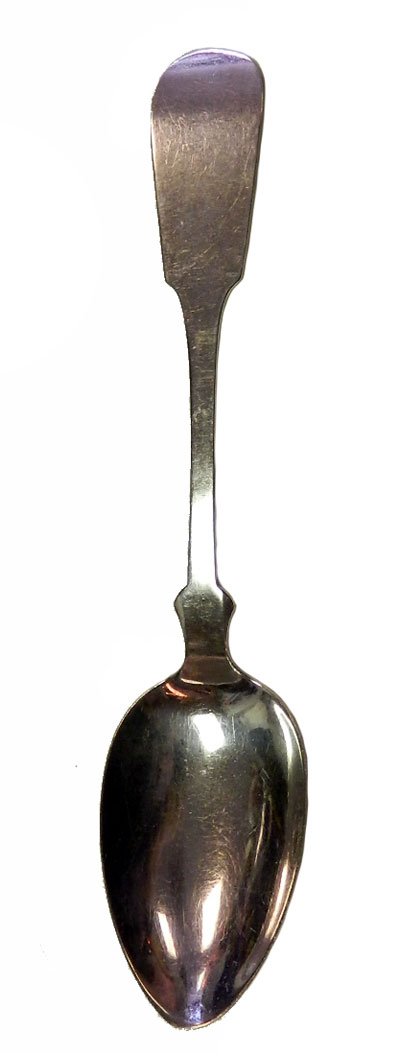 Antique coin silver spoon