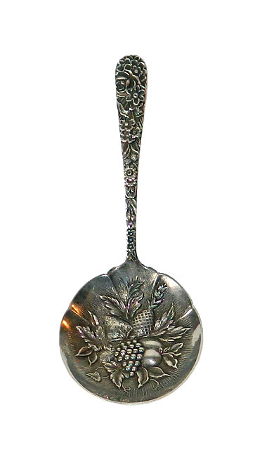 S Kirk and Son silver berry spoon