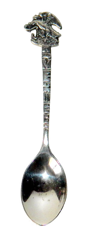 Vintage Mexican silver souvenir spoon