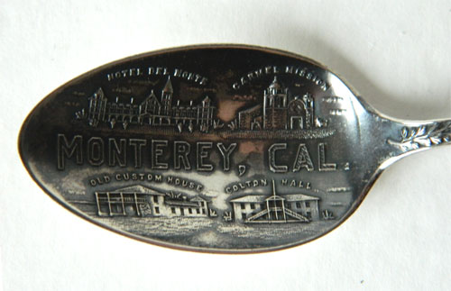 Monterey California silver spoon