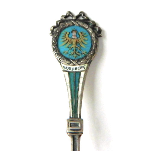 Enameled Germany souvenir spoon