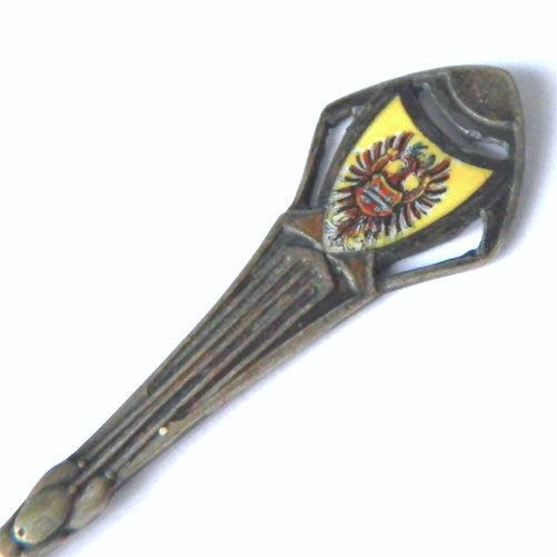 Enameled Germany souvenir spoon