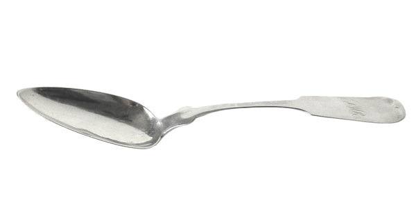 antique coin silver spoon