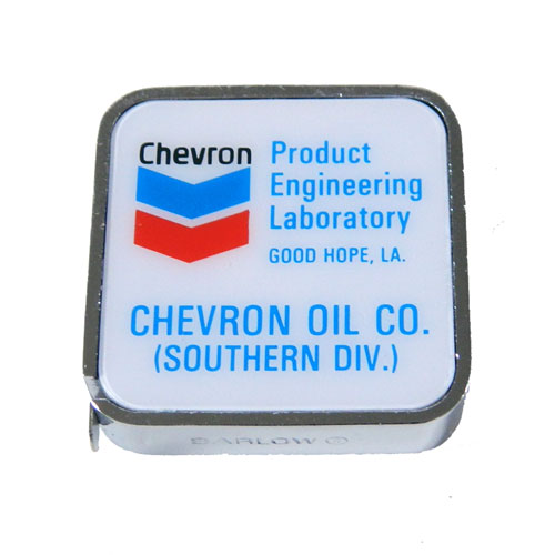 Vintage Chevron Oil measuring tape